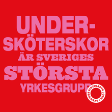 Exempel på faktabild för användning på webben med texten "Undersköterskor är Sveriges största yrkesgrupp"